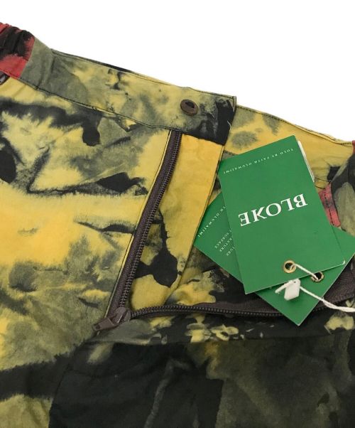 BLOKE（ブローク）BLOKE (ブローク) YELLOW HAND DYED TROUSERS イエロー×レッド サイズ:XS 未使用品の古着・服飾アイテム