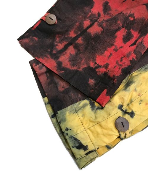 BLOKE（ブローク）BLOKE (ブローク) YELLOW HAND DYED TROUSERS イエロー×レッド サイズ:XS 未使用品の古着・服飾アイテム