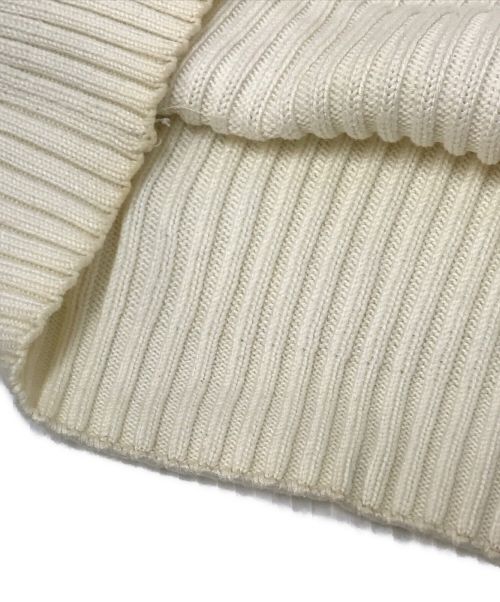 HUGO BOSS（ヒューゴ ボス）HUGO BOSS (ヒューゴ ボス) ハーフジップニット ホワイト サイズ:XLの古着・服飾アイテム