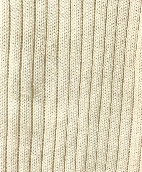 HUGO BOSS（ヒューゴ ボス）HUGO BOSS (ヒューゴ ボス) ハーフジップニット ホワイト サイズ:XLの古着・服飾アイテム