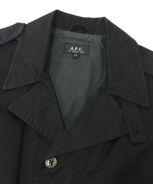 A.P.C.（アーペーセー）A.P.C. (アーペーセー) ジップアップジャケット ブラック サイズ:XSの古着・服飾アイテム