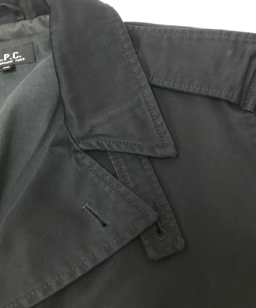 A.P.C.（アーペーセー）A.P.C. (アーペーセー) ジップアップジャケット ブラック サイズ:XSの古着・服飾アイテム