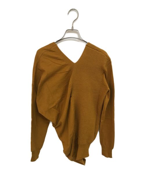 Zero+Maria Cornejo（ゼロ マリア コルネホ）ZERO+MARIA CORNEJO (ゼロ マリア コルネホ) 長袖ニット マスタード サイズ:XS 未使用品の古着・服飾アイテム