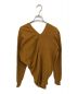ZERO+MARIA CORNEJO (ゼロ マリア コルネホ) 長袖ニット マスタード サイズ:XS 未使用品：4500円