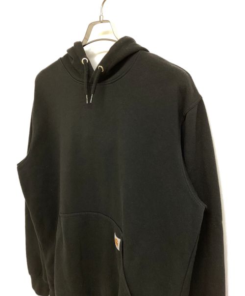 CarHartt（カーハート）CarHartt (カーハート) ORIGINAL FIT プルオーバーパーカー ブラック サイズ:Ｍの古着・服飾アイテム