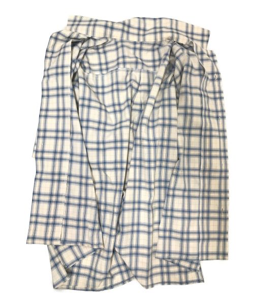 YOUNGER SONG（ヤンガーソング）YOUNGER SONG (ヤンガーソング) Ombre check over shirt ブルー サイズ:Mの古着・服飾アイテム