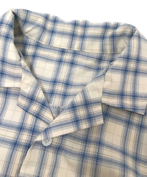 YOUNGER SONG（ヤンガーソング）YOUNGER SONG (ヤンガーソング) Ombre check over shirt ブルー サイズ:Mの古着・服飾アイテム