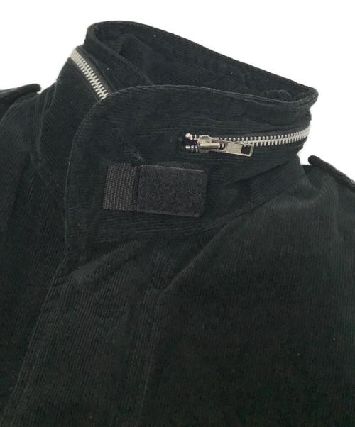 Levi's Fenom（リーバイス・フェノム）Levi's Fenom (リーバイス・フェノム) FRAGMENT DESIGN (フラグメントデザイン) M-65 レザー切替 コーデュロイジャケット ブラック サイズ:Lの古着・服飾アイテム