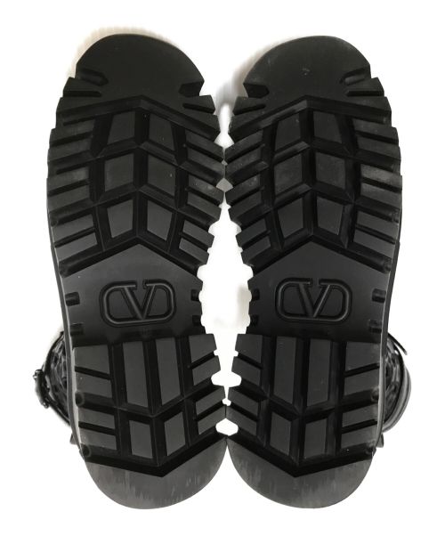 VALENTINO（ヴァレンティノ）VALENTINO (ヴァレンティノ) アトリエコンバットブーツ ブラック サイズ:35の古着・服飾アイテム