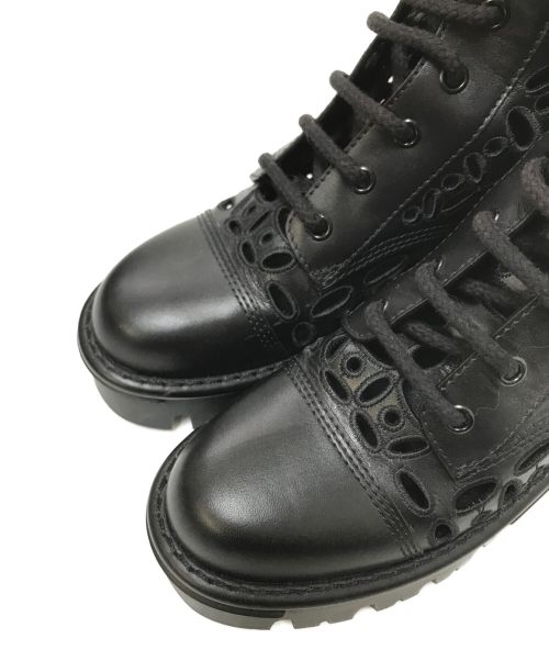 VALENTINO（ヴァレンティノ）VALENTINO (ヴァレンティノ) アトリエコンバットブーツ ブラック サイズ:35の古着・服飾アイテム