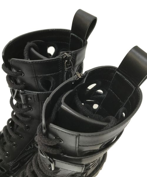 VALENTINO（ヴァレンティノ）VALENTINO (ヴァレンティノ) アトリエコンバットブーツ ブラック サイズ:35の古着・服飾アイテム