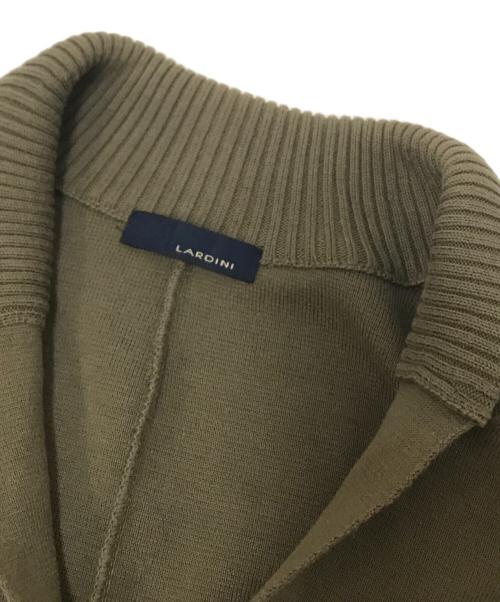 LARDINI（ラルディーニ）LARDINI (ラルディーニ) ニットジャケット オリーブ サイズ:Mの古着・服飾アイテム