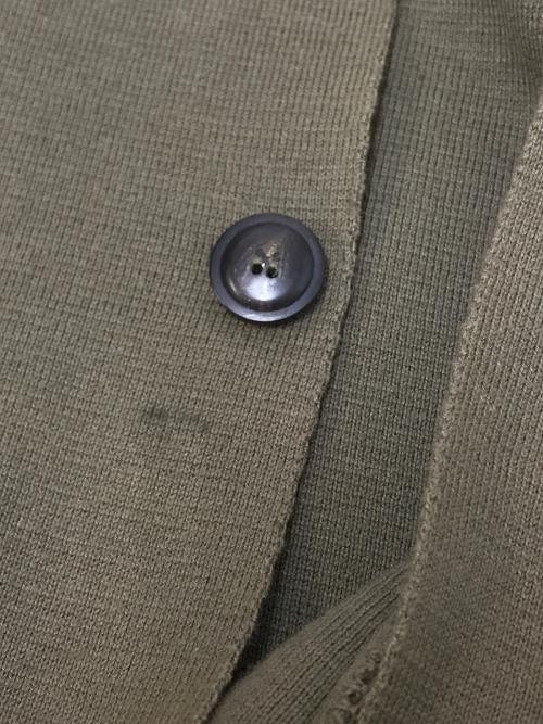 LARDINI（ラルディーニ）LARDINI (ラルディーニ) ニットジャケット オリーブ サイズ:Mの古着・服飾アイテム