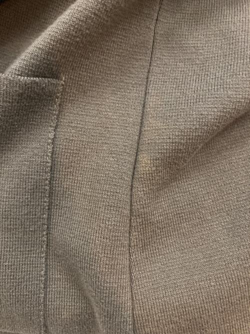 LARDINI（ラルディーニ）LARDINI (ラルディーニ) ニットジャケット オリーブ サイズ:Mの古着・服飾アイテム