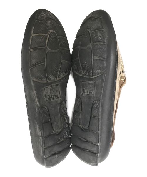 Alden（オールデン）Alden (オールデン) BEAMS (ビームス) 別注 ドライビングシューズ ベージュ サイズ:下記参照の古着・服飾アイテム