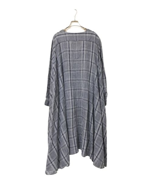 R&D.M.Co-OLDMAN'S TAILOR（オールドマンズテイラー）R&D.M.Co-OLDMAN'S TAILOR (オールドマンズテイラー) リネンシャツワンピース ネイビー サイズ:下記参照の古着・服飾アイテム