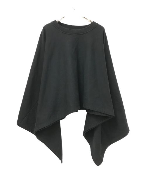 MM6 Maison Margiela（エムエムシックスメゾンマルジェラ）MM6 Maison Margiela (エムエムシックス メゾンマルジェラ) ドルマンスリーブオーバーサイズスウェット ブラック サイズ:Sの古着・服飾アイテム