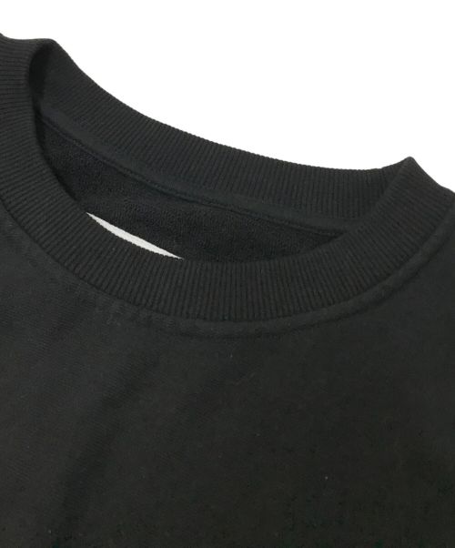 MM6 Maison Margiela（エムエムシックスメゾンマルジェラ）MM6 Maison Margiela (エムエムシックス メゾンマルジェラ) ドルマンスリーブオーバーサイズスウェット ブラック サイズ:Sの古着・服飾アイテム