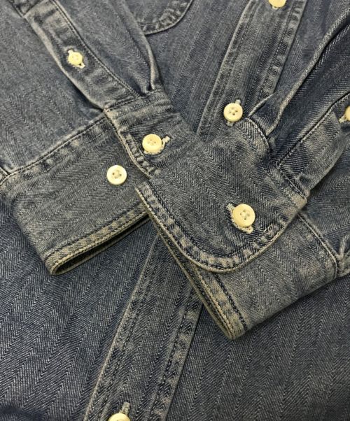 GAP（ギャップ）GAP (ギャップ) ヴィンテージデニムシャツ インディゴ サイズ:Mの古着・服飾アイテム