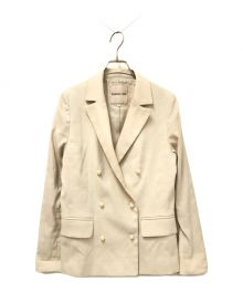 Apuweiser-riche（アプワイザーリッシェ）の古着「パール調ボタンジャケット」｜ベージュ