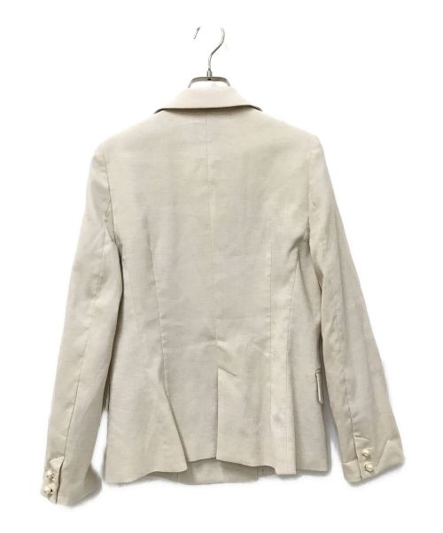 Apuweiser-riche（アプワイザーリッシェ）Apuweiser-riche (アプワイザーリッシェ) パール調ボタンジャケット ベージュ サイズ:2の古着・服飾アイテム