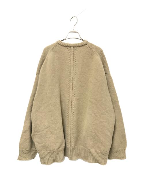 Adam et Rope（アダム エ ロペ）Adam et Rope (アダムエロペ) ニットカーディガン ベージュ サイズ:Mの古着・服飾アイテム