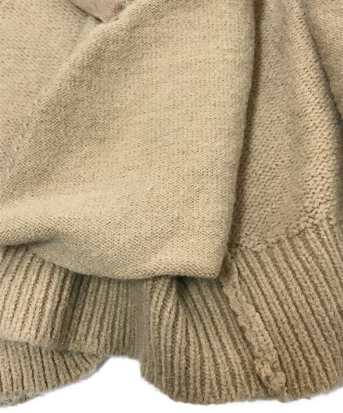Adam et Rope（アダム エ ロペ）Adam et Rope (アダムエロペ) ニットカーディガン ベージュ サイズ:Mの古着・服飾アイテム
