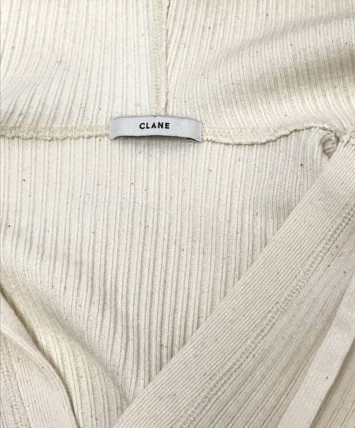 CLANE（クラネ）CLANE (クラネ) ヘビーリブフーディー ベージュ サイズ:1の古着・服飾アイテム