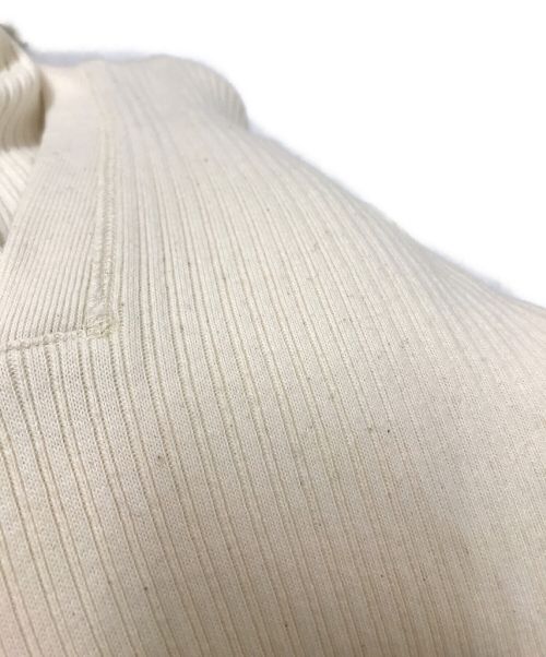 CLANE（クラネ）CLANE (クラネ) ヘビーリブフーディー ベージュ サイズ:1の古着・服飾アイテム