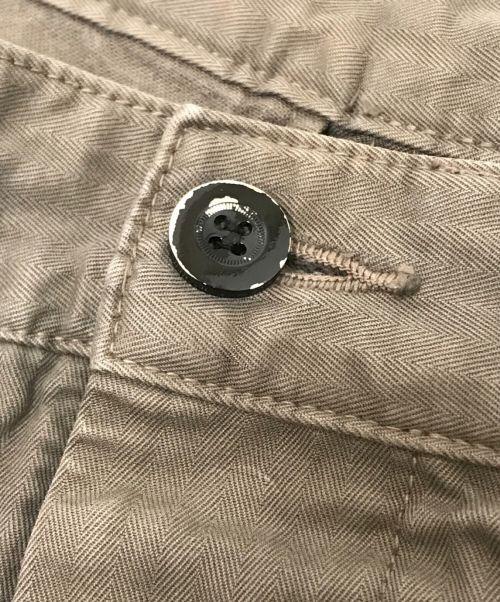 OUTIL（ウティ）OUTIL (ウティ) ヘリンボーンワークパンツ ブラウン サイズ:2の古着・服飾アイテム