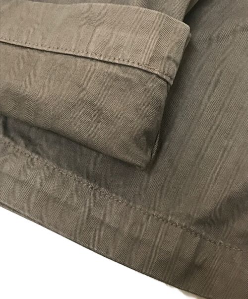 OUTIL（ウティ）OUTIL (ウティ) ヘリンボーンワークパンツ ブラウン サイズ:2の古着・服飾アイテム