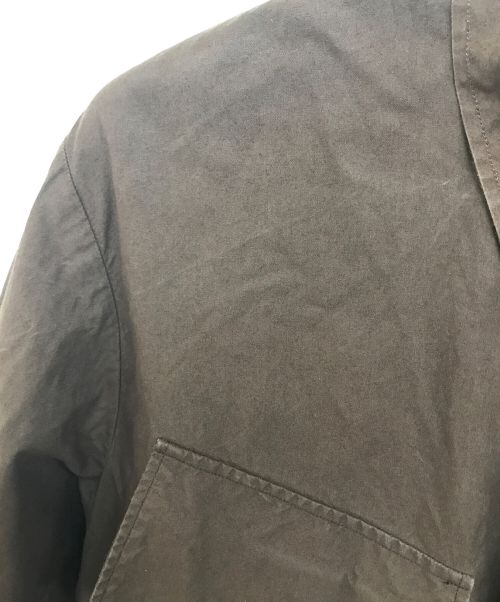 SH（エスエイチ）SH (エスエイチ) FATIGUE SHIRT-GARMENT DYE ブラウン サイズ:Sの古着・服飾アイテム