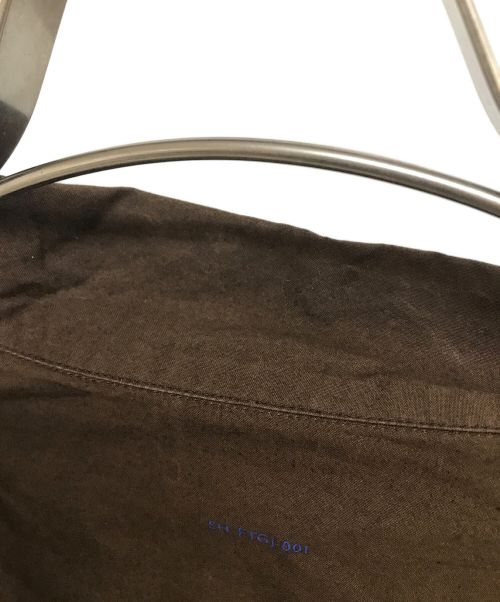 SH（エスエイチ）SH (エスエイチ) FATIGUE SHIRT-GARMENT DYE ブラウン サイズ:Sの古着・服飾アイテム