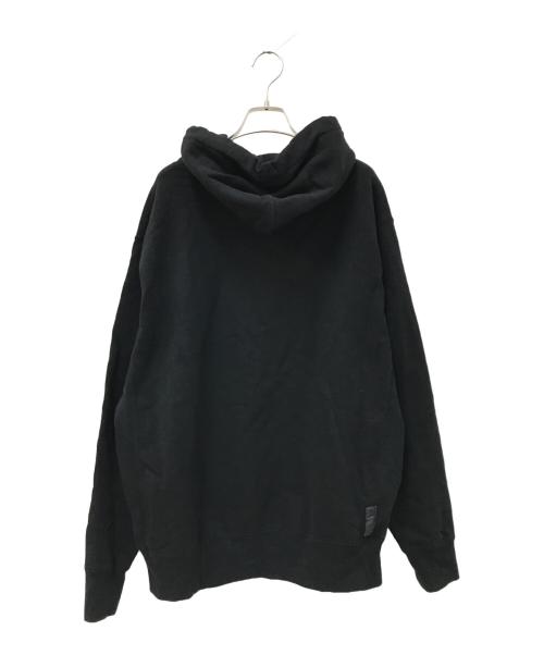 SEQUEL（シークエル）SEQUEL (シークエル) チェーンステッチロゴパーカー ブラック サイズ:Mの古着・服飾アイテム