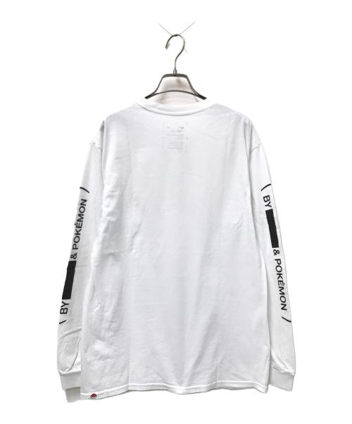 FRAGMENT（フラッグメント）FRAGMENT (フラグメント) Pokemon THUNDERBOLT PROJECT (ポケモン サンダーボルト プロジェクト) 刺繍プリントカットソー ホワイト サイズ:02の古着・服飾アイテム