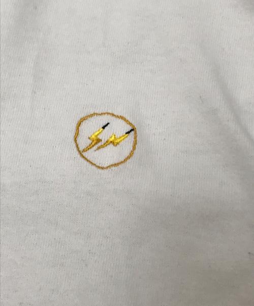 FRAGMENT（フラッグメント）FRAGMENT (フラグメント) Pokemon THUNDERBOLT PROJECT (ポケモン サンダーボルト プロジェクト) 刺繍プリントカットソー ホワイト サイズ:02の古着・服飾アイテム