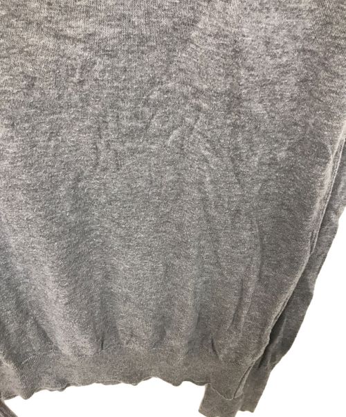 JOHN SMEDLEY（ジョンスメドレー）JOHN SMEDLEY (ジョンスメドレー) Vネックニット グレー サイズ:XSの古着・服飾アイテム