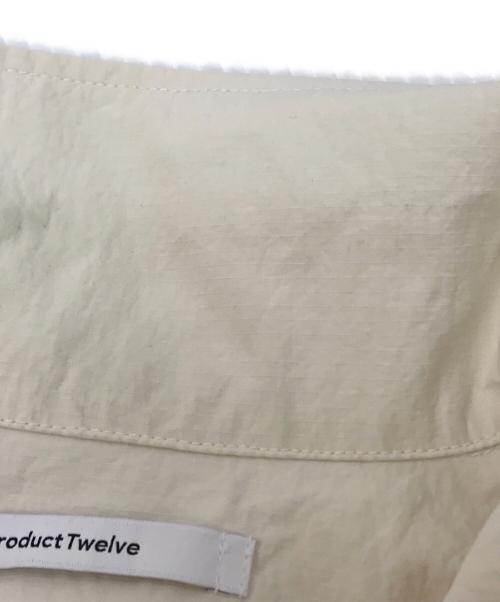 Product Twelve（プロダクトトゥエルブ）Product Twelve (プロダクトトゥエルブ) Utility Shirt アイボリー サイズ:2の古着・服飾アイテム