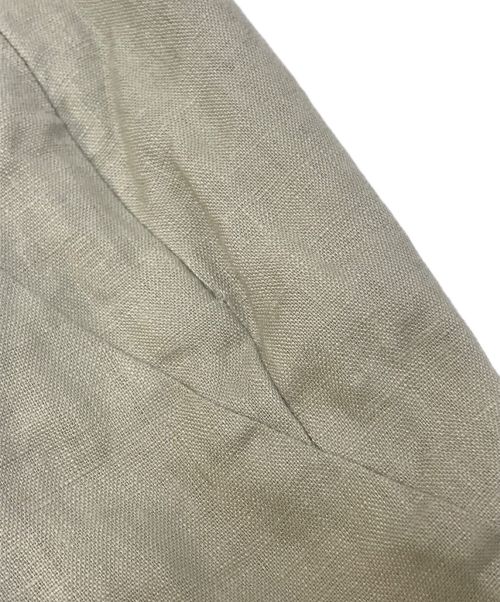 Mila Owen（ミラオーウェン）Mila Owen (ミラオーウェン) フレンチリネンSET UPナローフレアスカート ベージュの古着・服飾アイテム