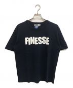 FINESSE×Champion×GOODENOUGHフィネス×チャンピオン×）の古着「コラボロゴプリントTシャツ」｜ネイビー