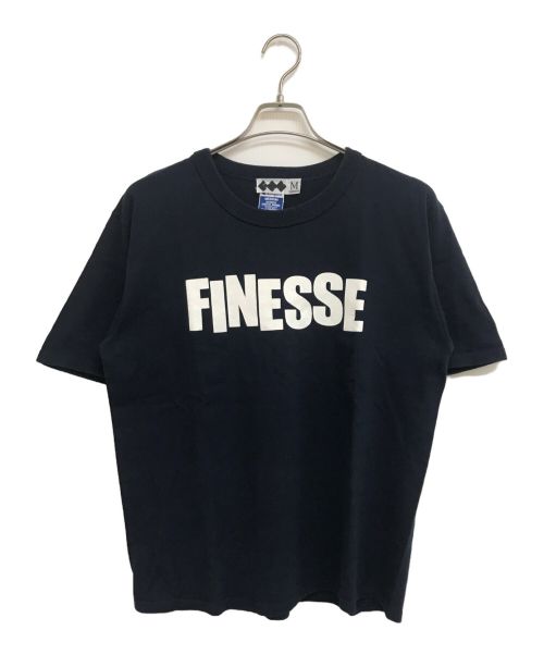 FINESSE（フィネス）FINESSE (フィネス) Champion (チャンピオン) GOODENOUGH (グッドイナフ) コラボロゴプリントTシャツ ネイビー サイズ:Ｍの古着・服飾アイテム