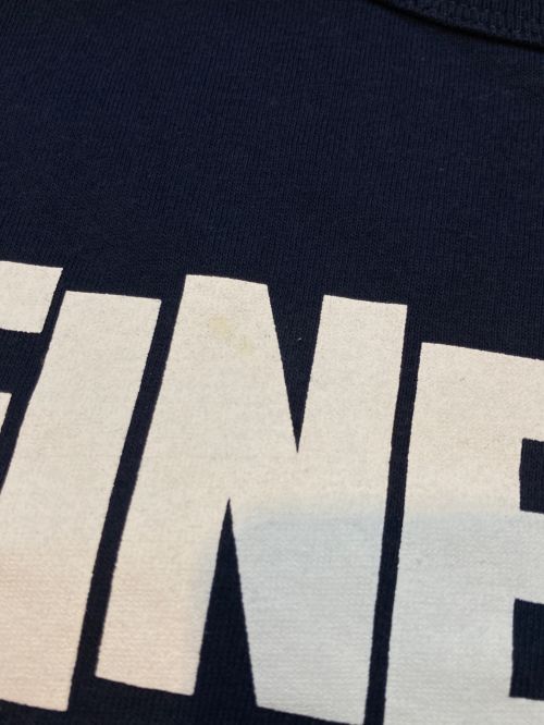 FINESSE（フィネス）FINESSE (フィネス) Champion (チャンピオン) GOODENOUGH (グッドイナフ) コラボロゴプリントTシャツ ネイビー サイズ:Ｍの古着・服飾アイテム