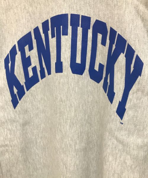 Champion REVERSE WEAVE（チャンピオン リバース ウィーブ）Champion REVERSE WEAVE (チャンピオンリバースウィーブ) カレッジプリントスウェット グレー サイズ:XXLの古着・服飾アイテム