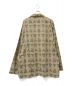 PENNEY (ペニー) ヴィンテージ総柄オープンカラーシャツ ブラウン サイズ:L：8000円