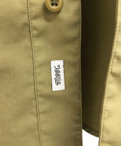 stussy（ステューシー）stussy (ステューシー) ワッペンミリタリーシャツ ベージュ サイズ:Lの古着・服飾アイテム