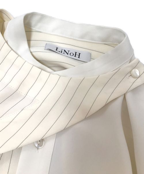 LiNoH（リノー）LiNoH (リノー) DRAPE LAYERED SHIRT ベージュ サイズ:1の古着・服飾アイテム