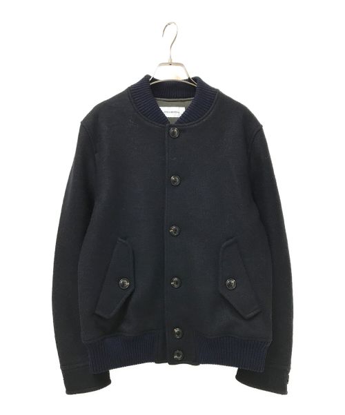 EYE. D WEARing（アイディウェアリング）EYE. D WEARing (アイディウェアリング) ウールブルゾン ネイビー サイズ:3の古着・服飾アイテム