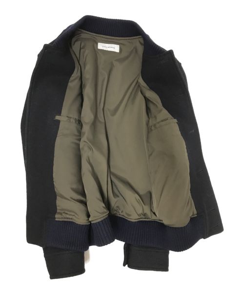 EYE. D WEARing（アイディウェアリング）EYE. D WEARing (アイディウェアリング) ウールブルゾン ネイビー サイズ:3の古着・服飾アイテム