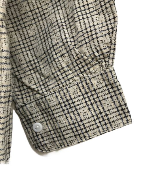 EURO（ユーロ古着）EURO (ユーロ古着) グランパチェック ベージュ サイズ:表記無しの古着・服飾アイテム