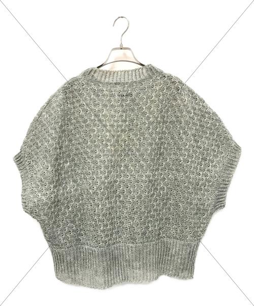 amachi.（アマチ）amachi. (アマチ) Paesina Stone Knit Vest グリーン サイズ:5の古着・服飾アイテム